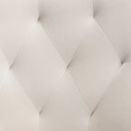 Lot de 2 chaises de salle à manger d'appoint modernes sans accoudoirs en velours bouclé avec dossier capitonné et pieds dorés
