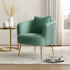 Fauteuil d'appoint moderne en velours