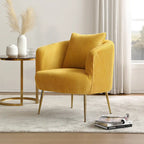 Fauteuil d'appoint moderne en velours