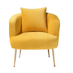Fauteuil d'appoint moderne en velours