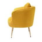 Fauteuil d'appoint moderne en velours