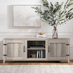 Meuble TV/console en bois pour téléviseurs jusqu'à 80 pouces