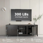 Meuble TV/console en bois pour téléviseurs jusqu'à 80 pouces