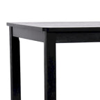 Table de salle à manger en bois massif de 47 po de longueur (chaises non comprises)