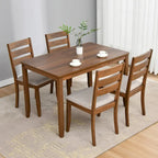 Table de salle à manger en bois massif de 47 po de longueur (chaises non comprises)