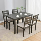 Table de salle à manger en bois massif de 47 po de longueur (chaises non comprises)