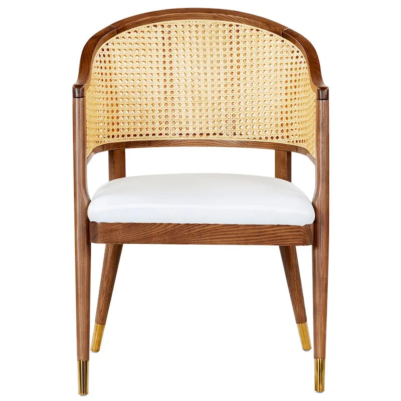 Rattan Dining Chair - 23.4 W x 22.8 L x 33.6 H - 23W x 23D x 34H
