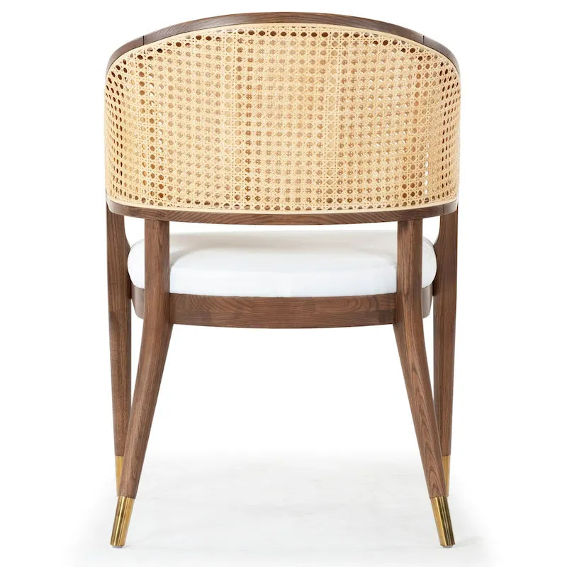 Rattan Dining Chair - 23.4 W x 22.8 L x 33.6 H - 23W x 23D x 34H