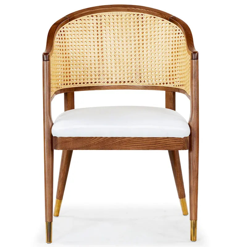 Rattan Dining Chair - 23.4 W x 22.8 L x 33.6 H - 23W x 23D x 34H