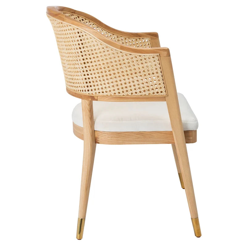 Rattan Dining Chair - 23.4 W x 22.8 L x 33.6 H - 23W x 23D x 34H