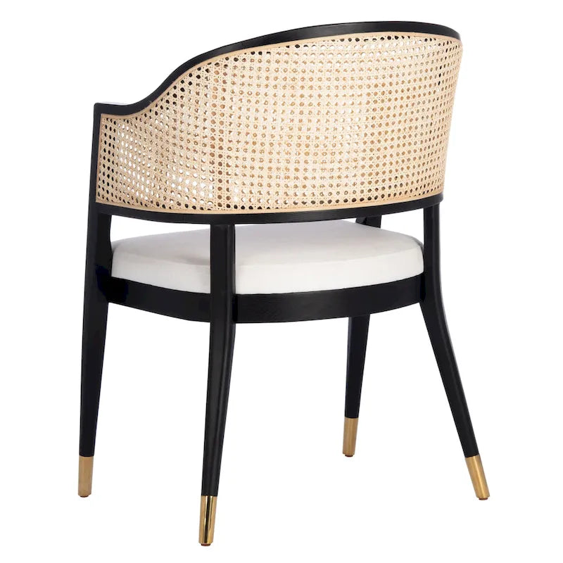 Rattan Dining Chair - 23.4 W x 22.8 L x 33.6 H - 23W x 23D x 34H