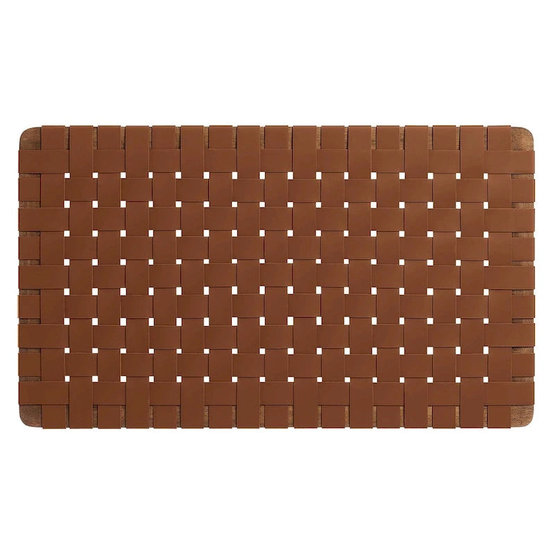 Wall-mounted double/standard double/large/extra-large vegan leather woven headboard
