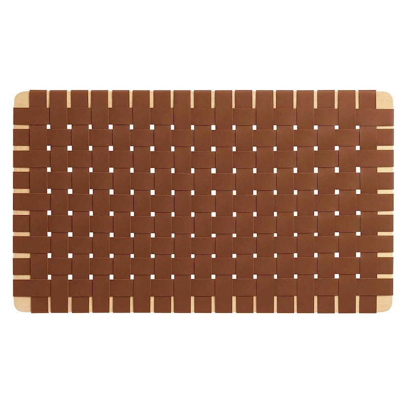 Wall-mounted double/standard double/large/extra-large vegan leather woven headboard