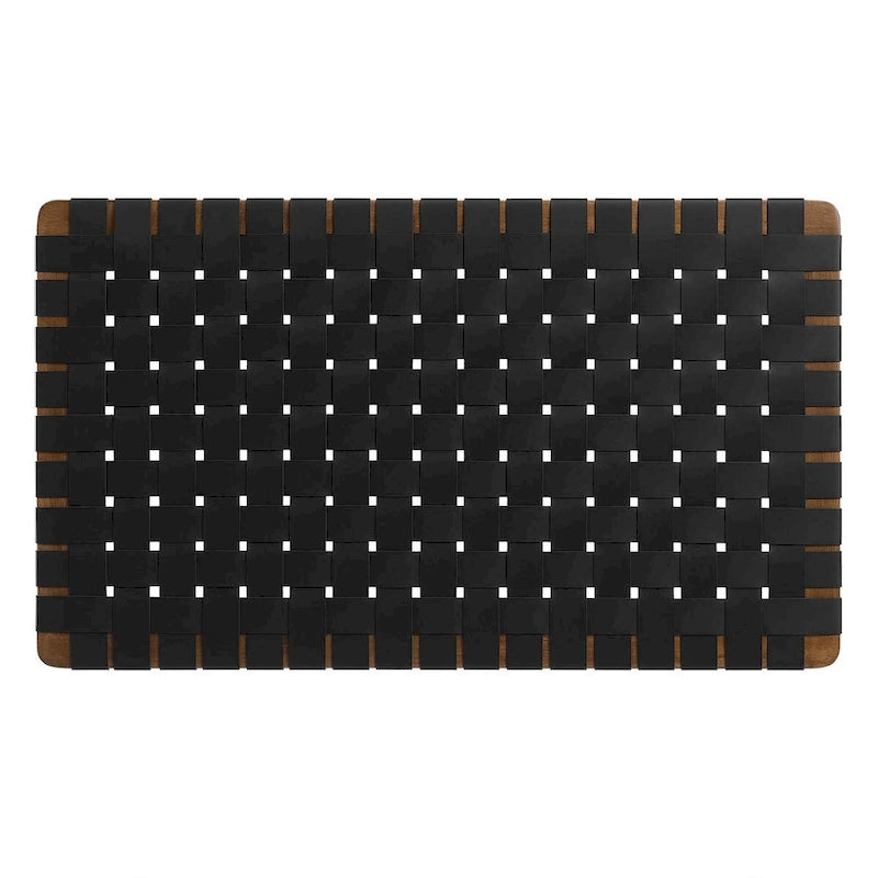 Wall-mounted double/standard double/large/extra-large vegan leather woven headboard