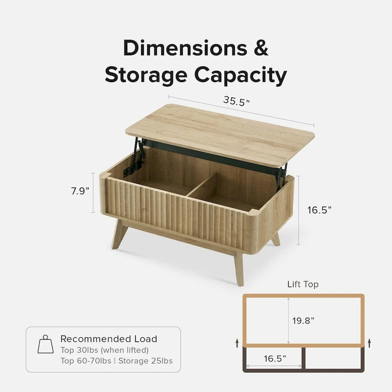 Brooklyn Lift Top Coffee Table