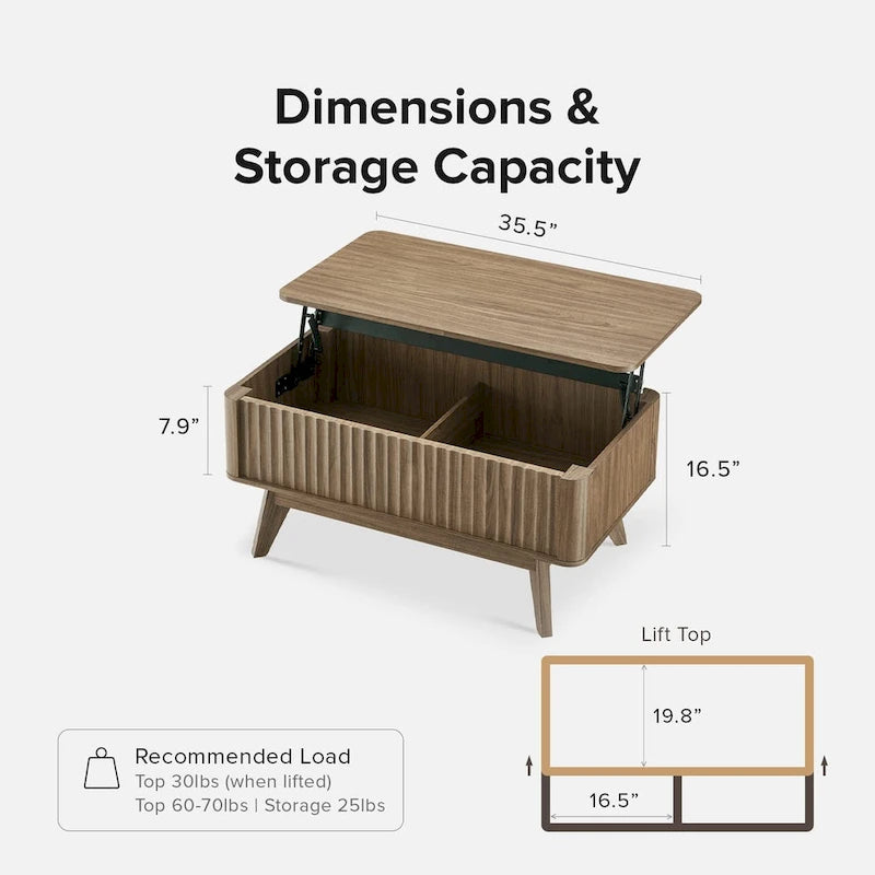 Brooklyn Lift Top Coffee Table