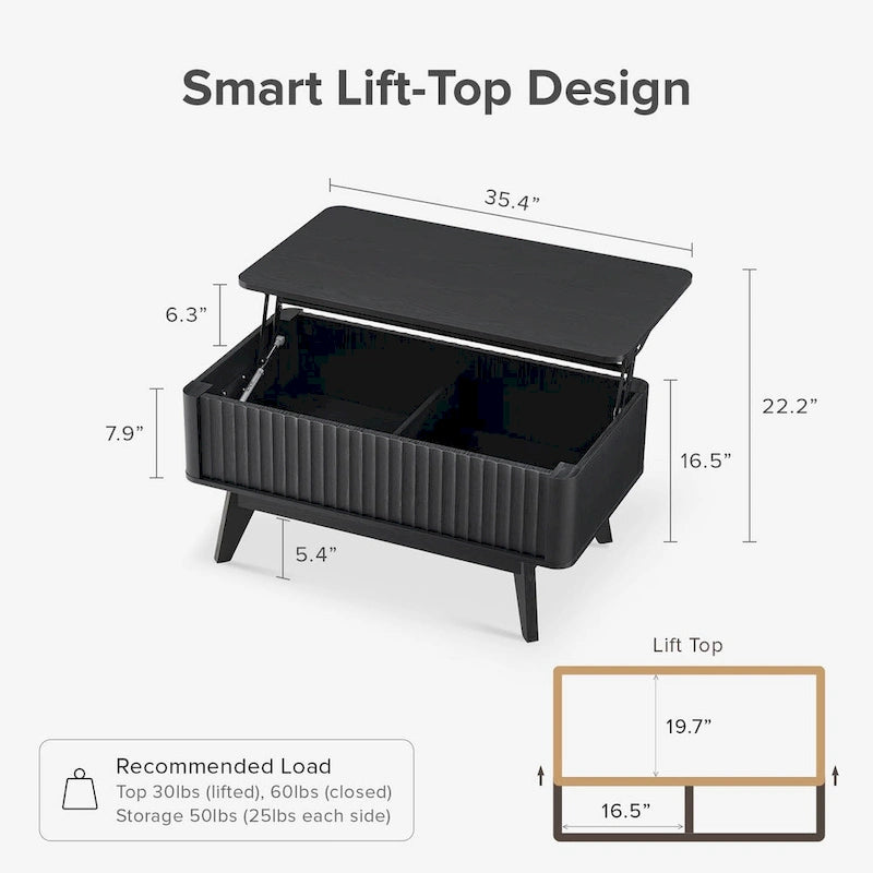 Brooklyn Lift Top Coffee Table