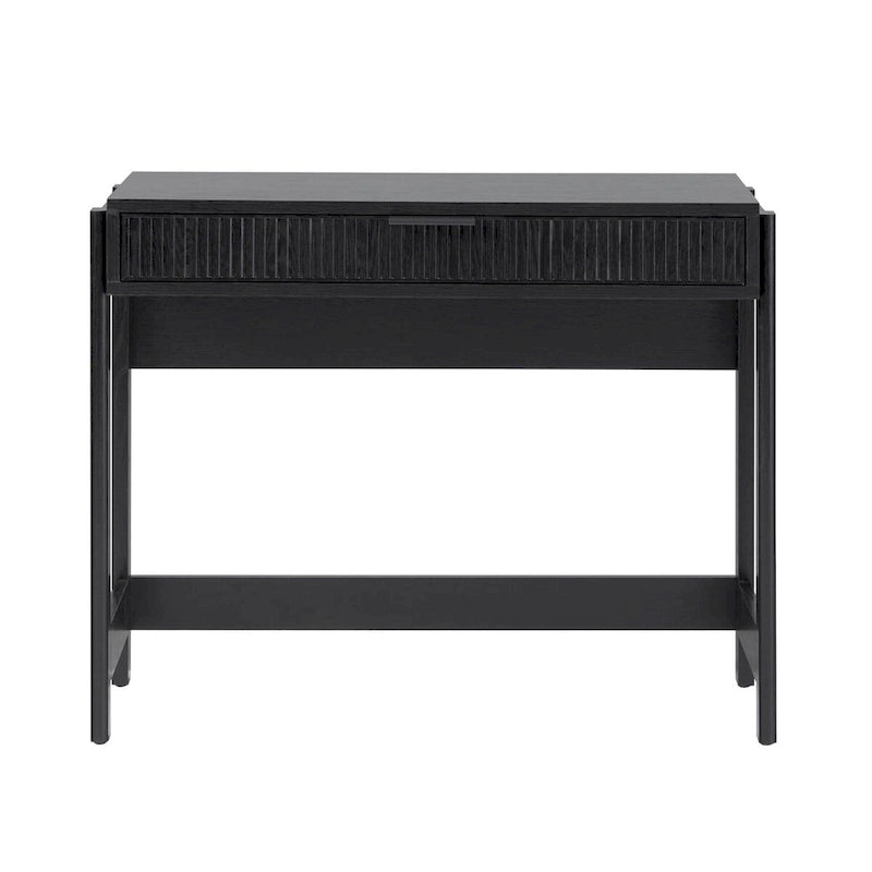 Reeded Writing Desk with Drawer