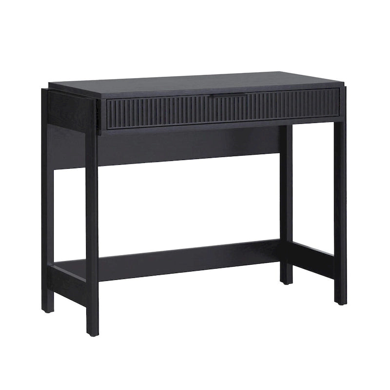 Reeded Writing Desk with Drawer