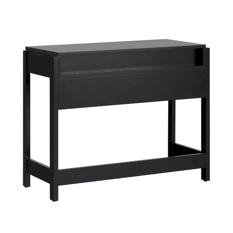 Reeded Writing Desk with Drawer