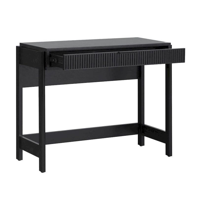 Reeded Writing Desk with Drawer
