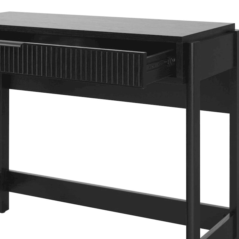 Reeded Writing Desk with Drawer