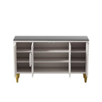 Buffet moderne 62,99 po Armoire décorative avec étagères de rangement