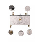 Buffet moderne 62,99 po Armoire décorative avec étagères de rangement