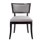 Chaises de salle à manger capitonnées en tissu - Lot de 2