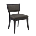 Chaises de salle à manger capitonnées en tissu - Lot de 2