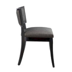 Chaises de salle à manger capitonnées en tissu - Lot de 2