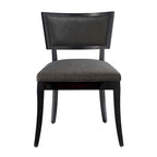 Chaises de salle à manger capitonnées en tissu - Lot de 2