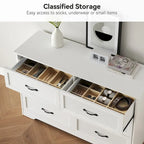 Commode moderne à 6 tiroirs, chiffonnier